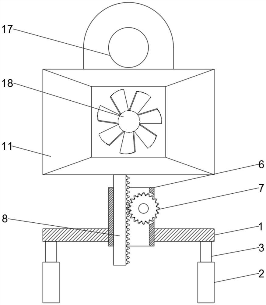 Bicycle-mounted energy-saving lamp with adjusting function