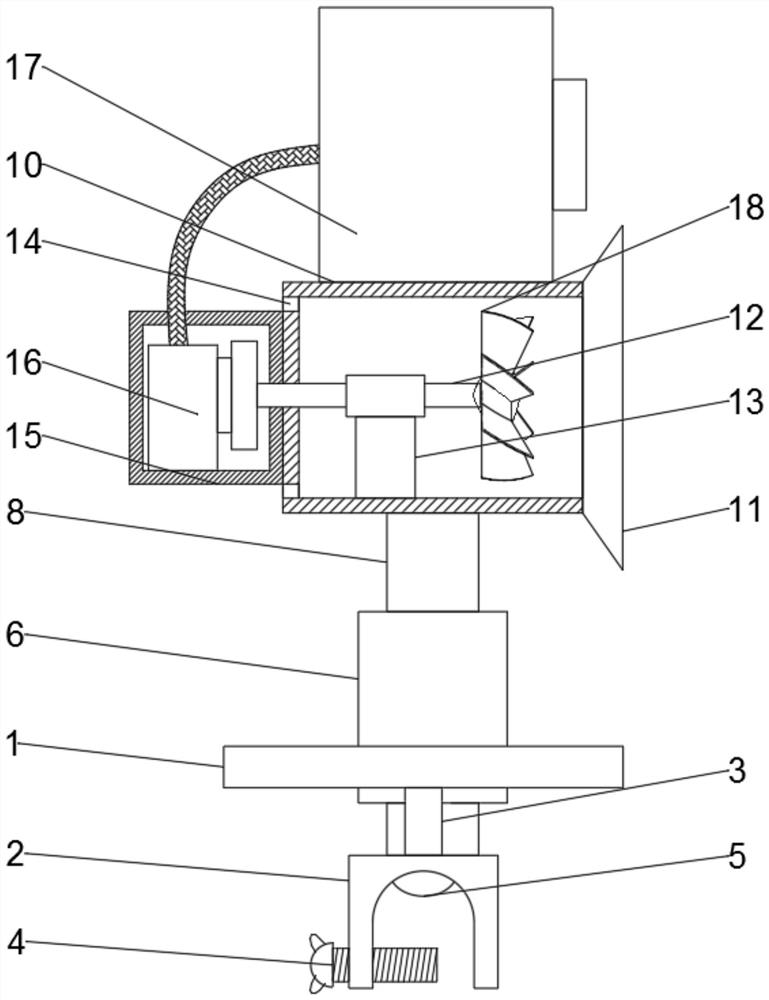 Bicycle-mounted energy-saving lamp with adjusting function