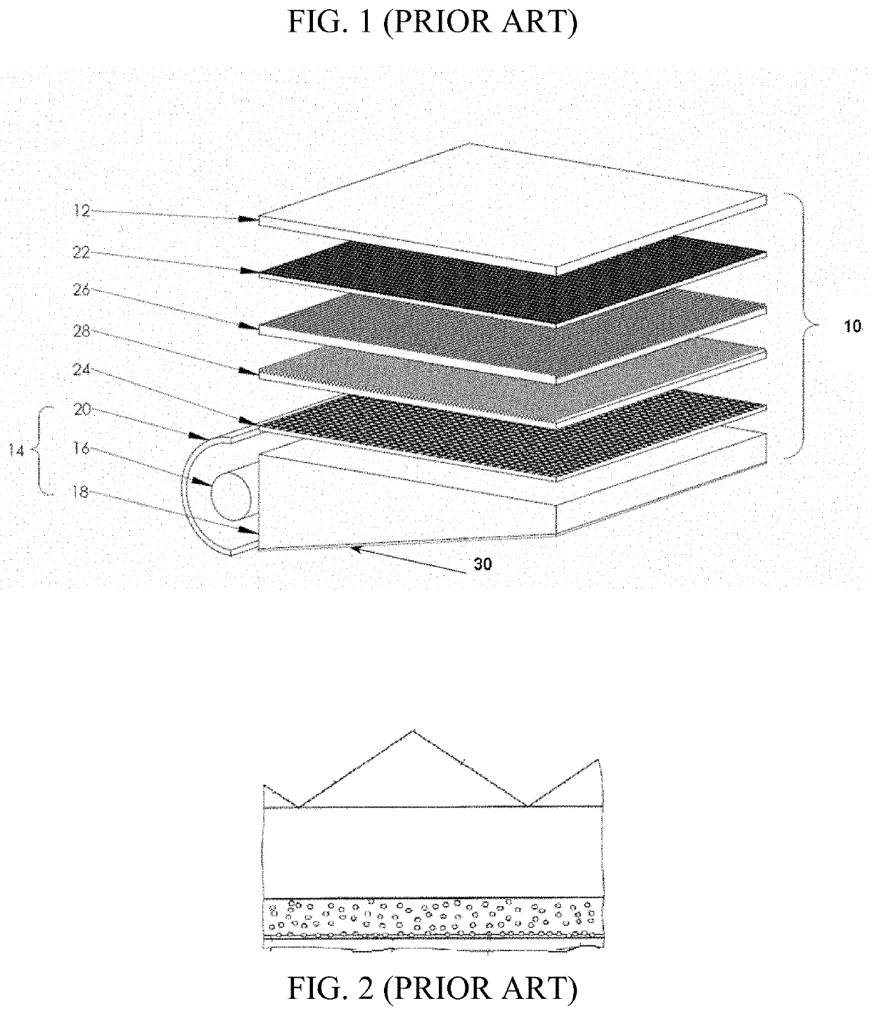 Optical substrates having light collimating and diffusion structures