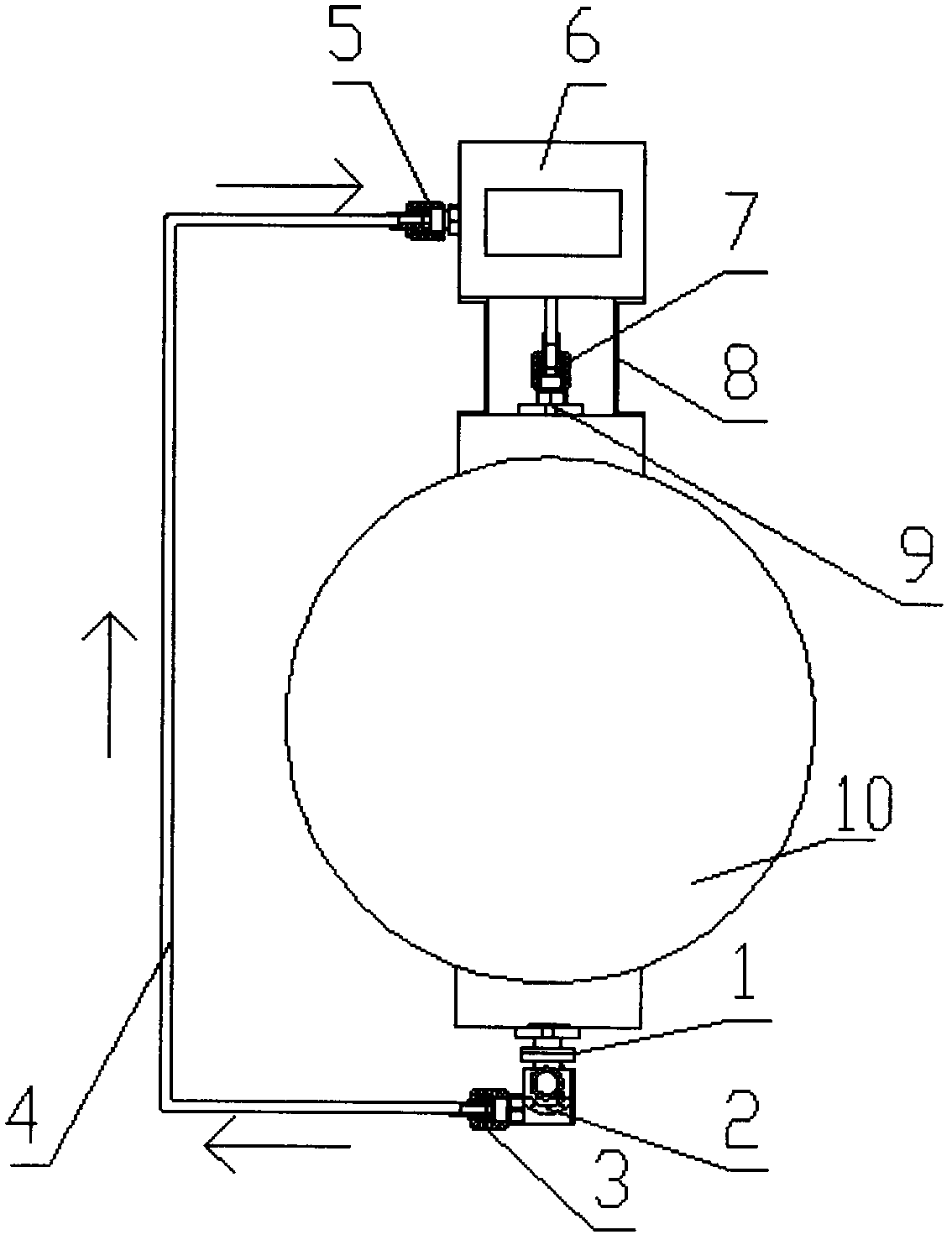 An environmentally friendly and intelligent gas property analysis device