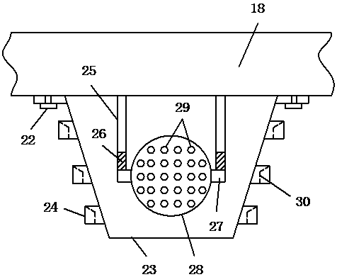 Classification recovery device of construction waste