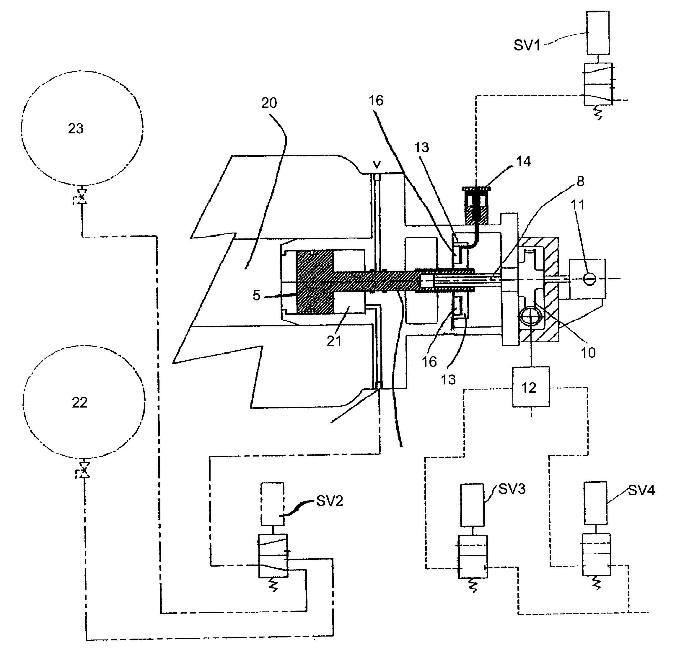 Variable volume clearance pocket for a reciprocating compressor cylinder