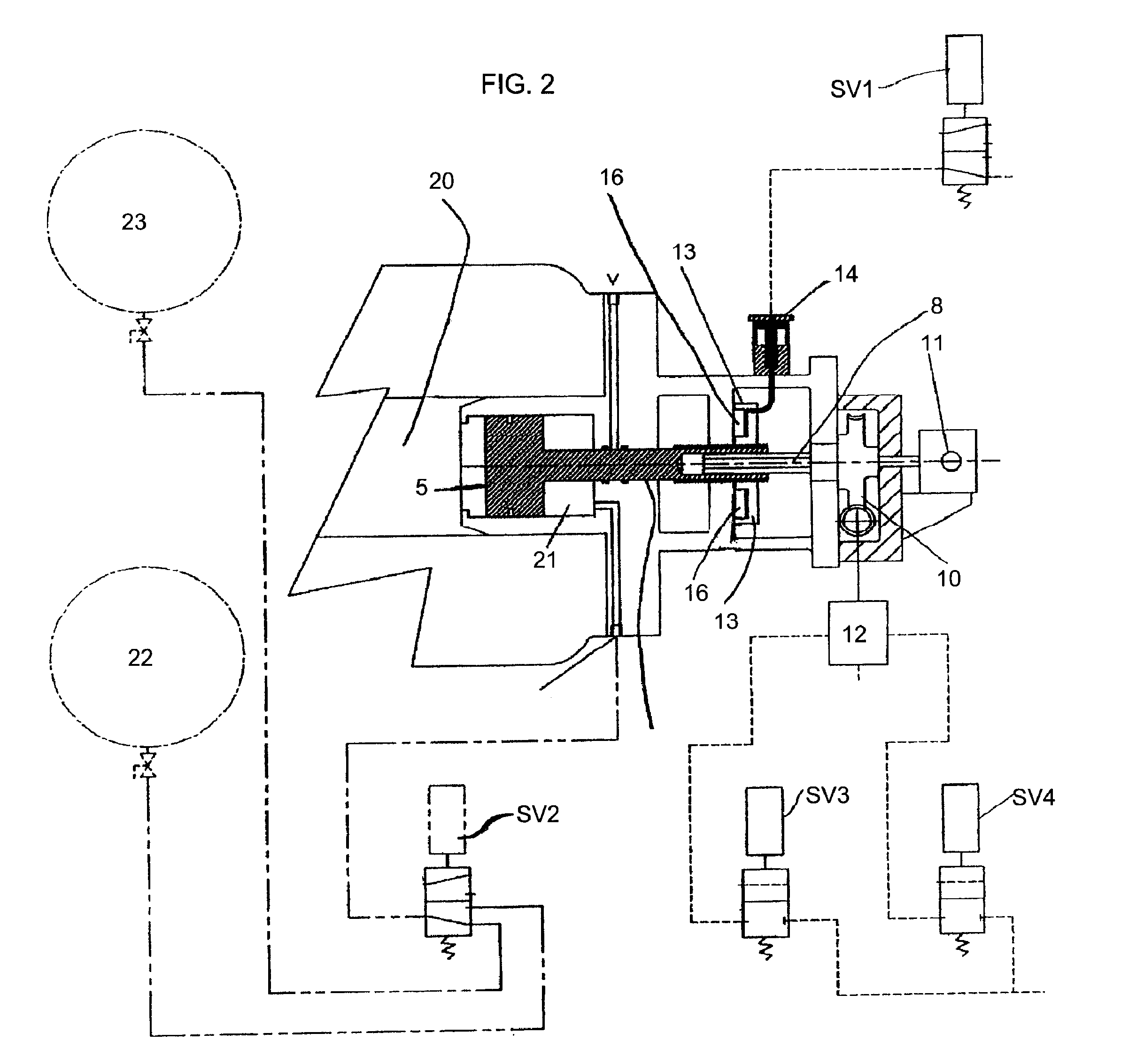 Variable volume clearance pocket for a reciprocating compressor cylinder