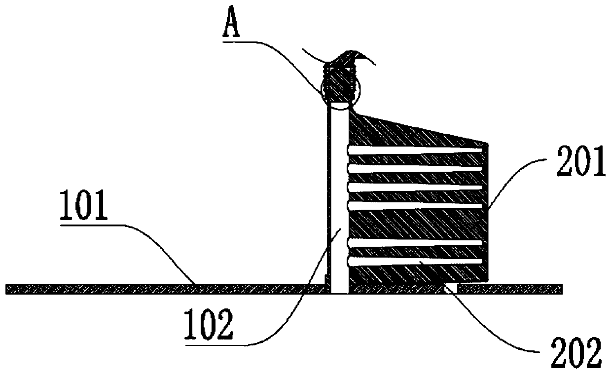 High-integration external three-proofing antenna structure