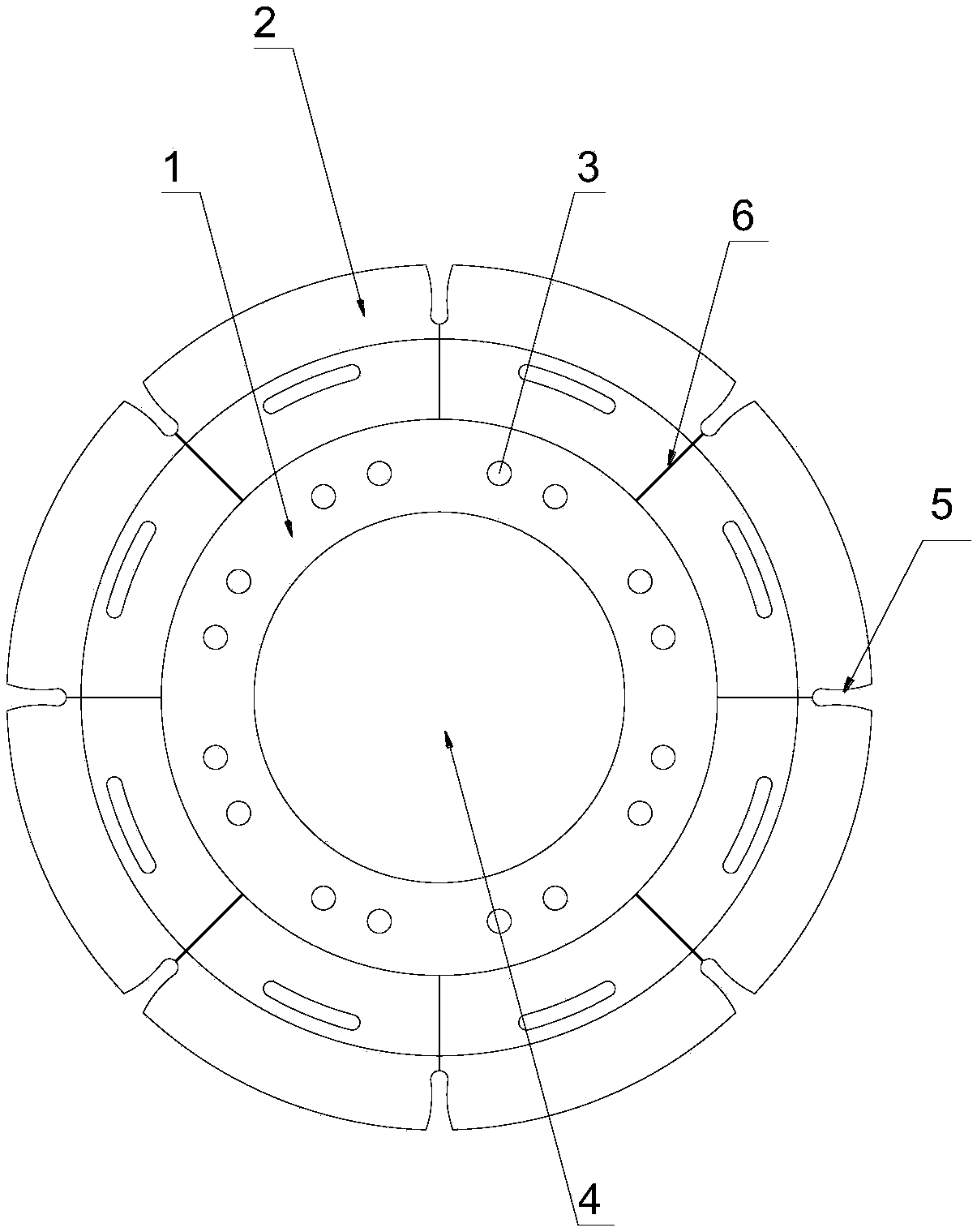 Dismountable diamond saw blade assembly