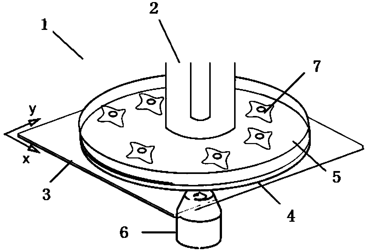 Living body single-cell in-situ lysis and online ionization detection mass spectrum interface apparatus