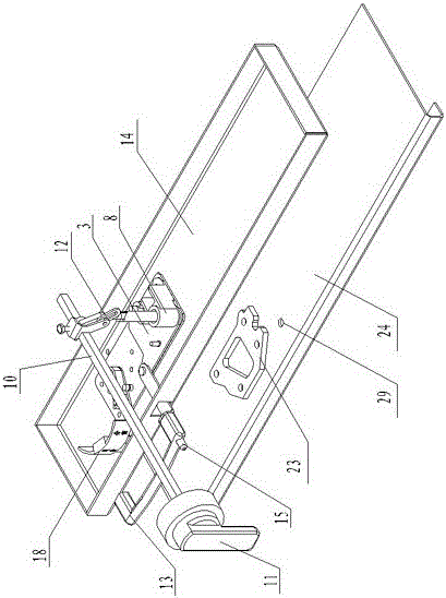 Hand pulling type propulsion mechanism