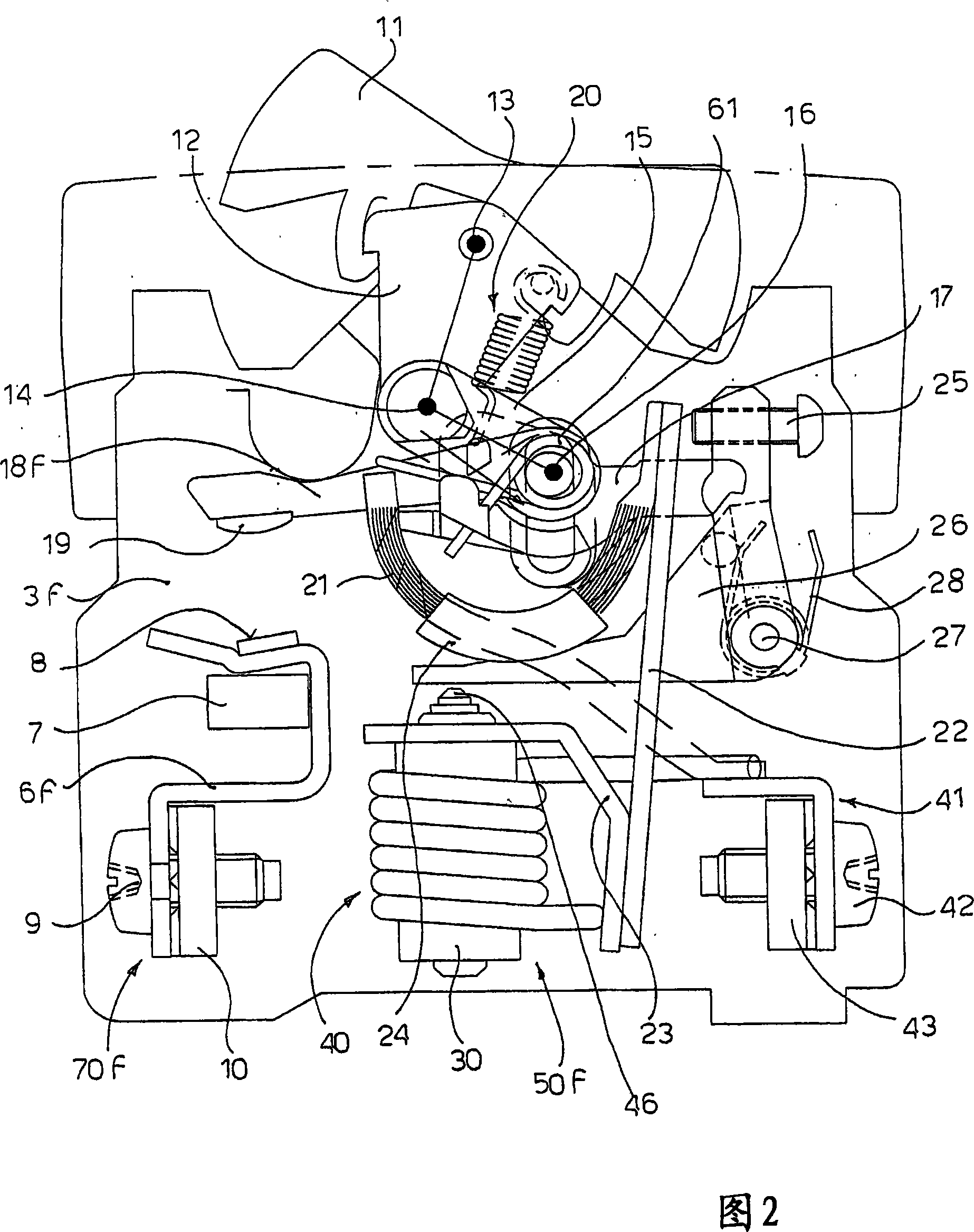 Differential thermomagnetic switch