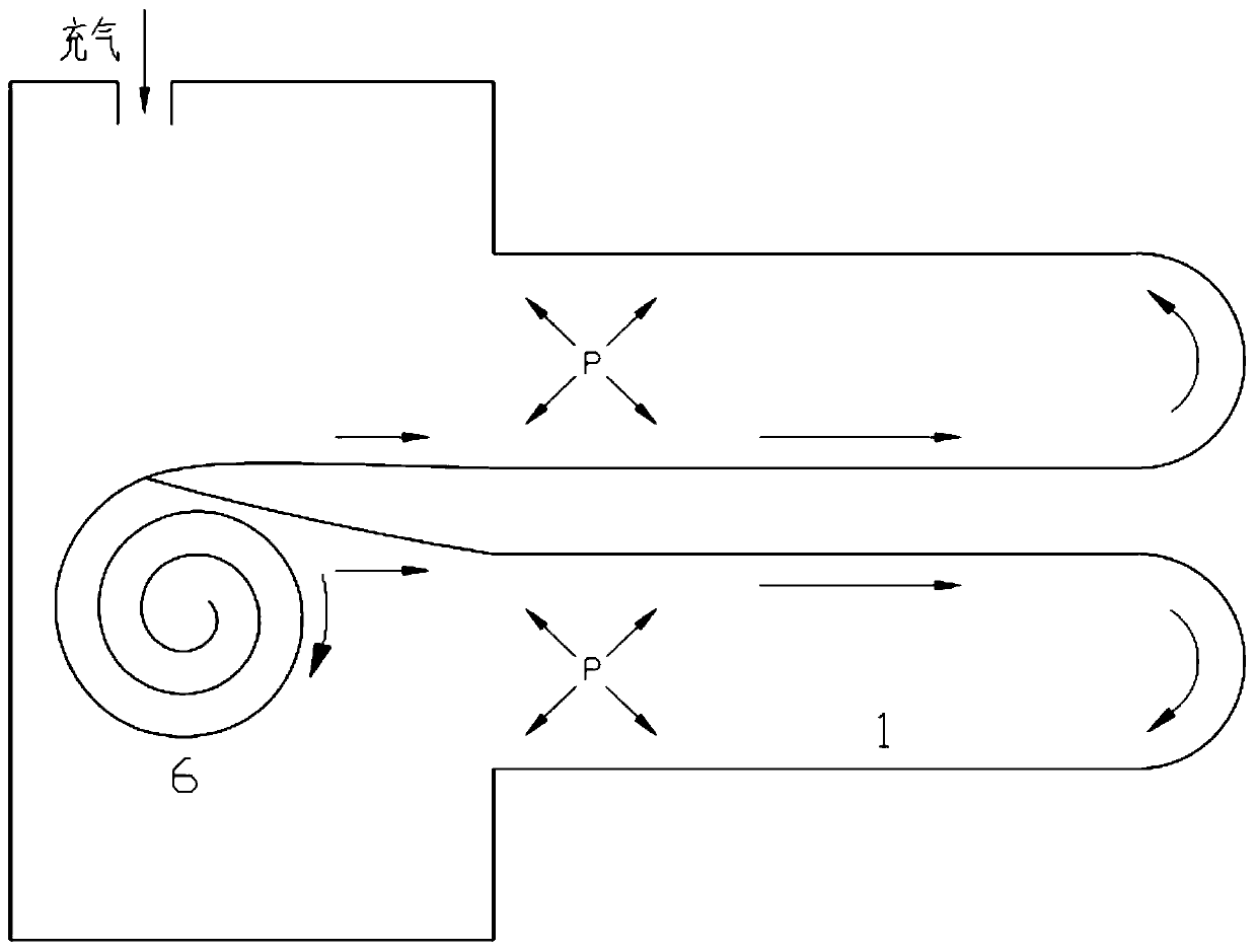 Flexible bristle structure-based software robot and adhesive climbing method