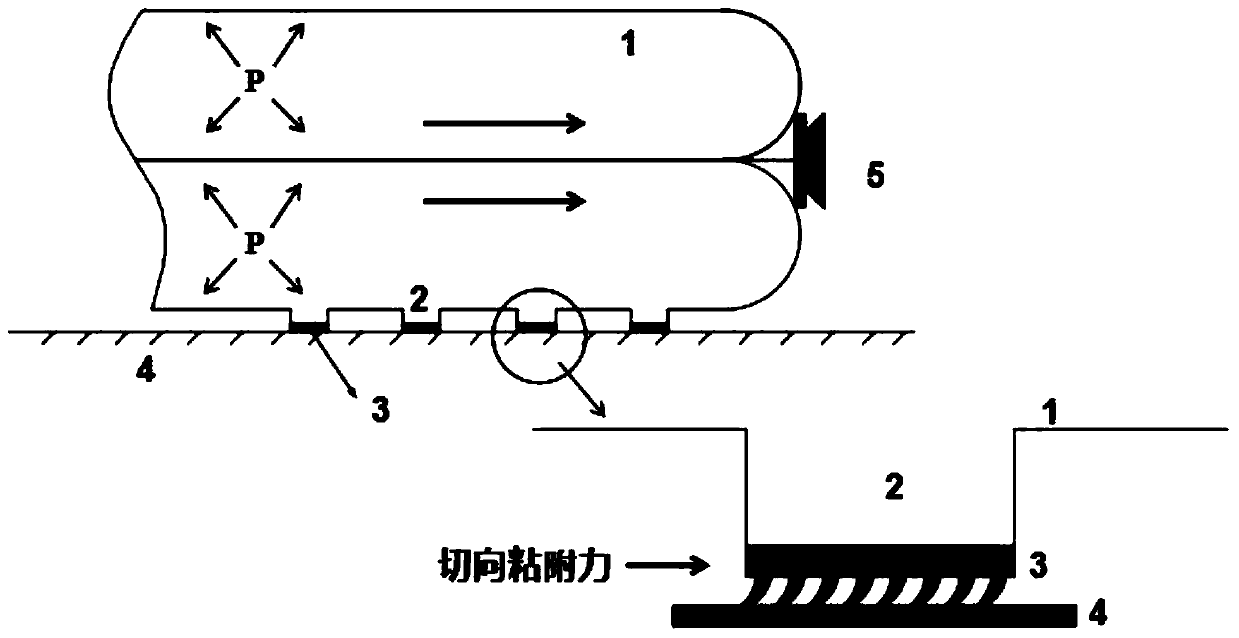 Flexible bristle structure-based software robot and adhesive climbing method