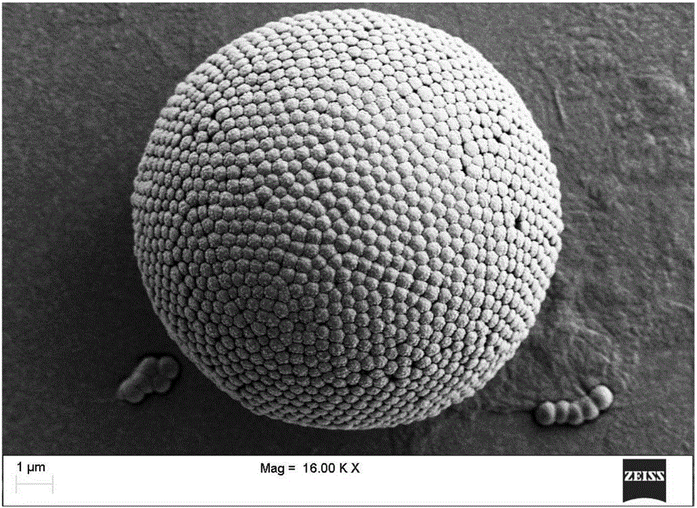 Microsphere with Raman activity and preparation method thereof