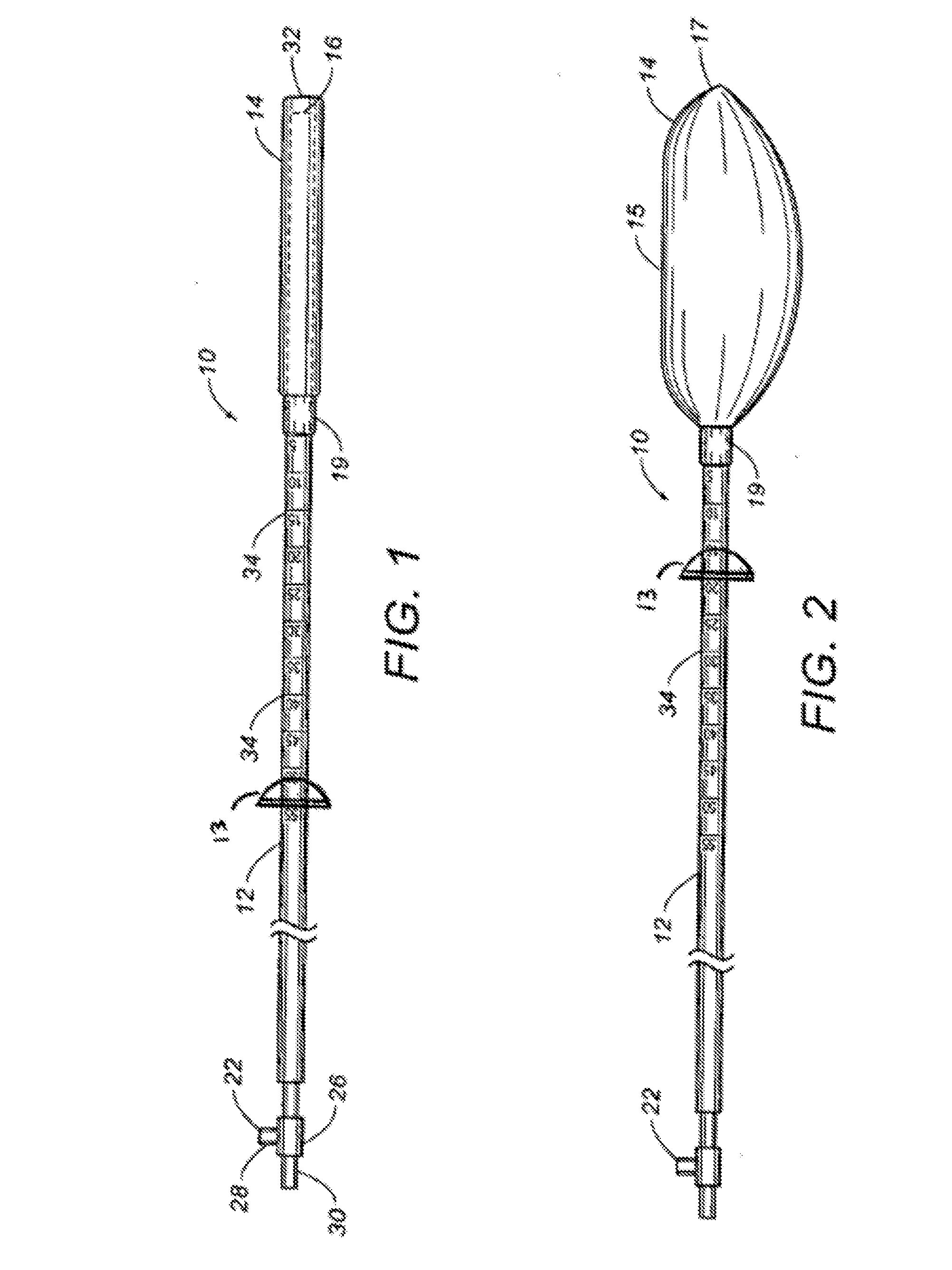 Rectal balloon with sensor cable