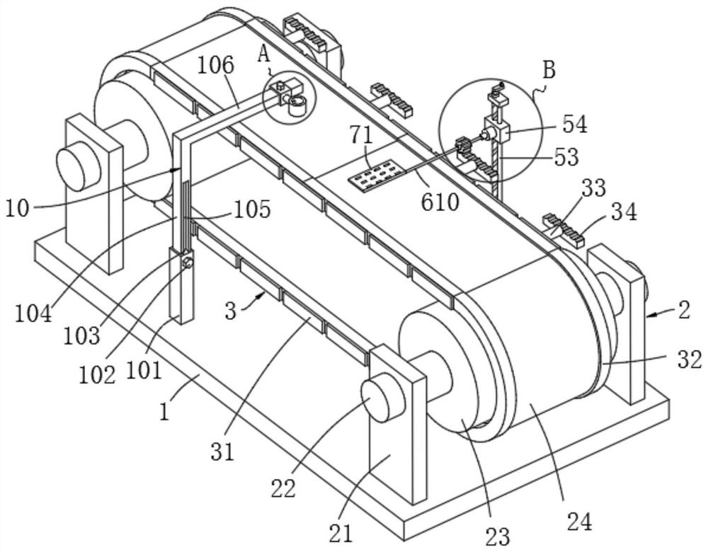 Conveying and folding mechanism for non-woven fabric and conveying and folding method