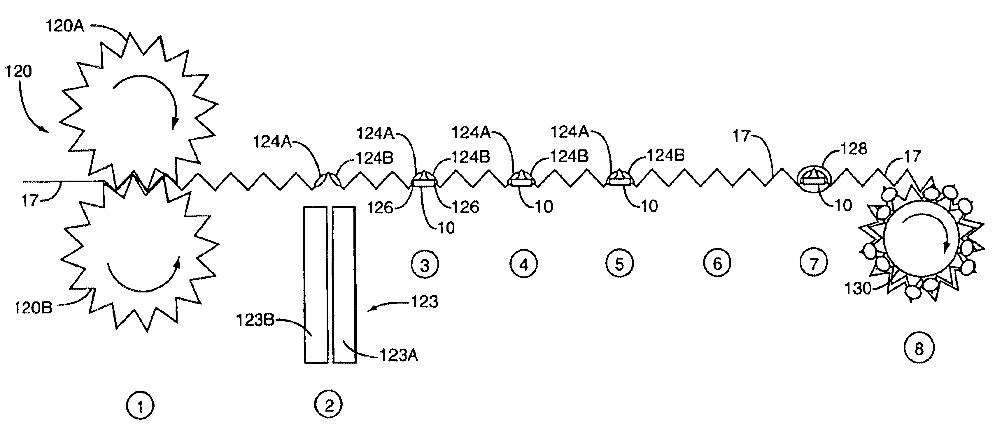 Wave antenna wireless communication device and method