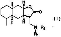 Isoalantolactone amino derivative and application of salt thereof in preparing anti-tumor medicament