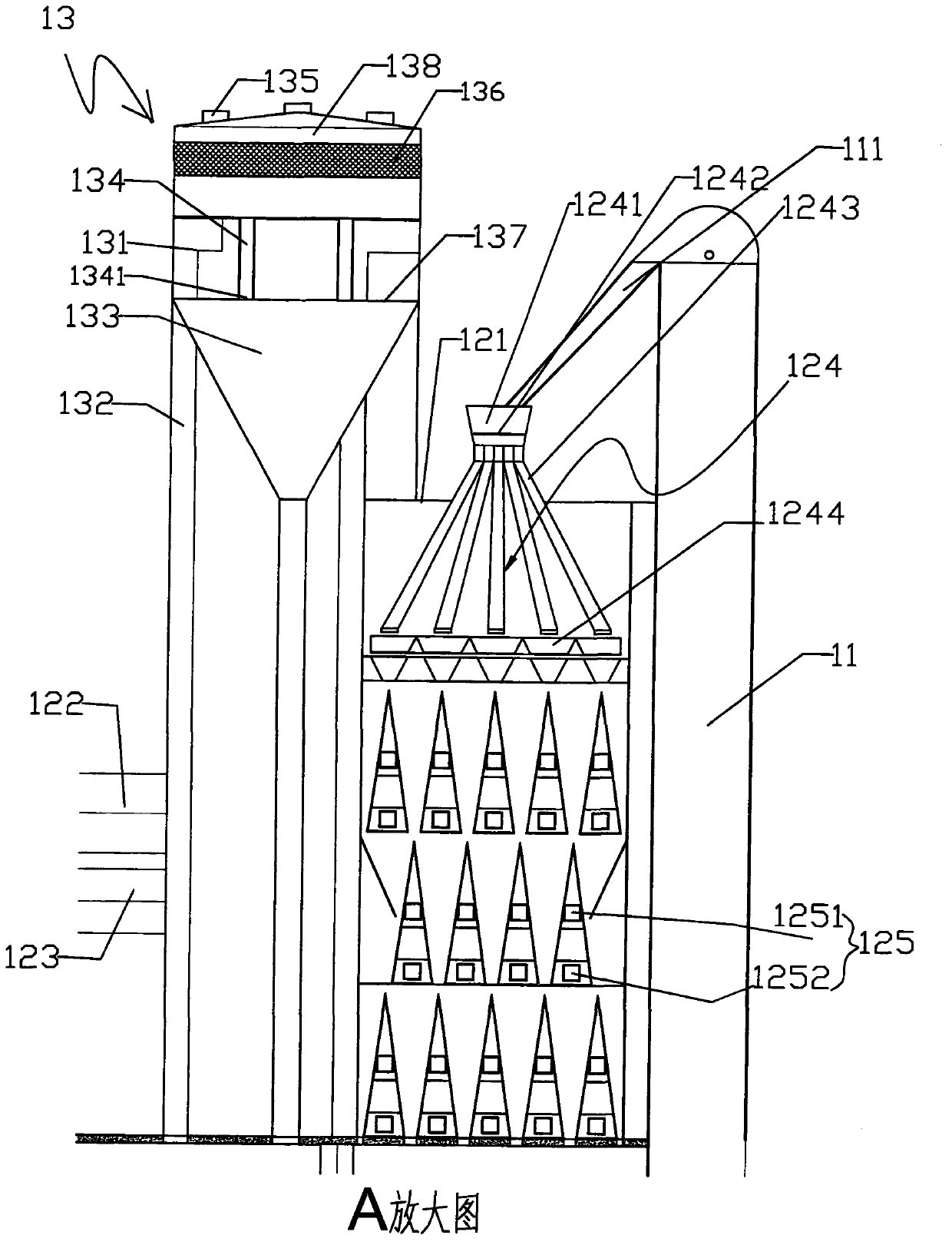 Heat-circulation continuous automated coal pyrolysis method