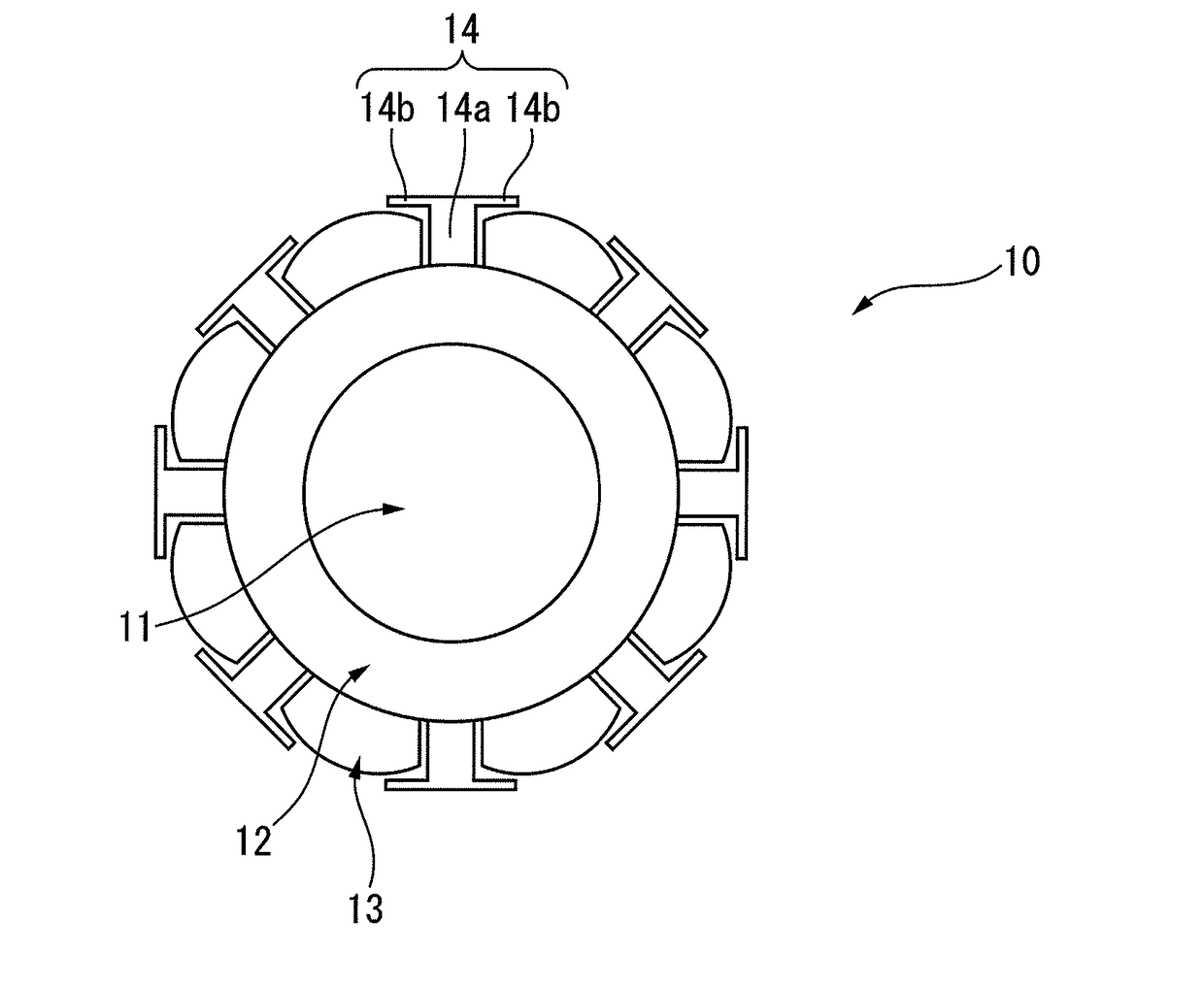 Permanent magnet rotor for synchronous electric motor