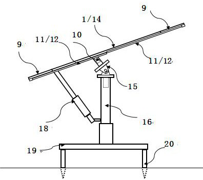 Outdoor activity non-inductive tracking photoelectric or photothermal system