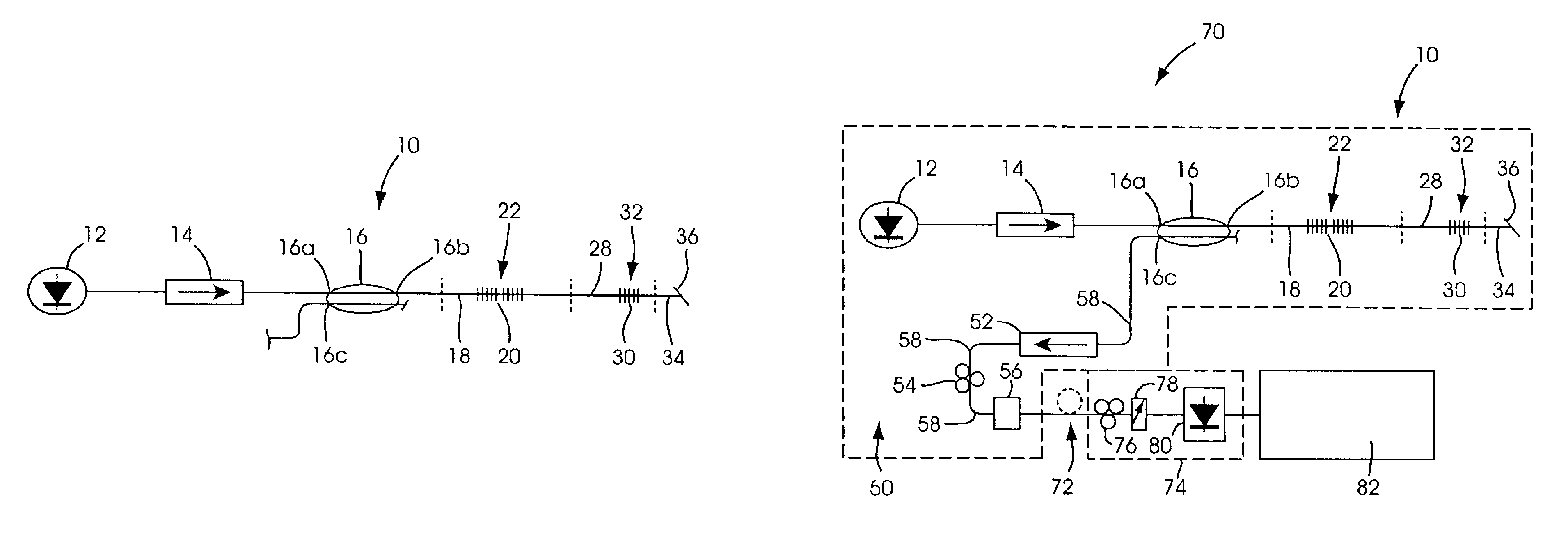 Generating electronic carrier signals in the optical domain