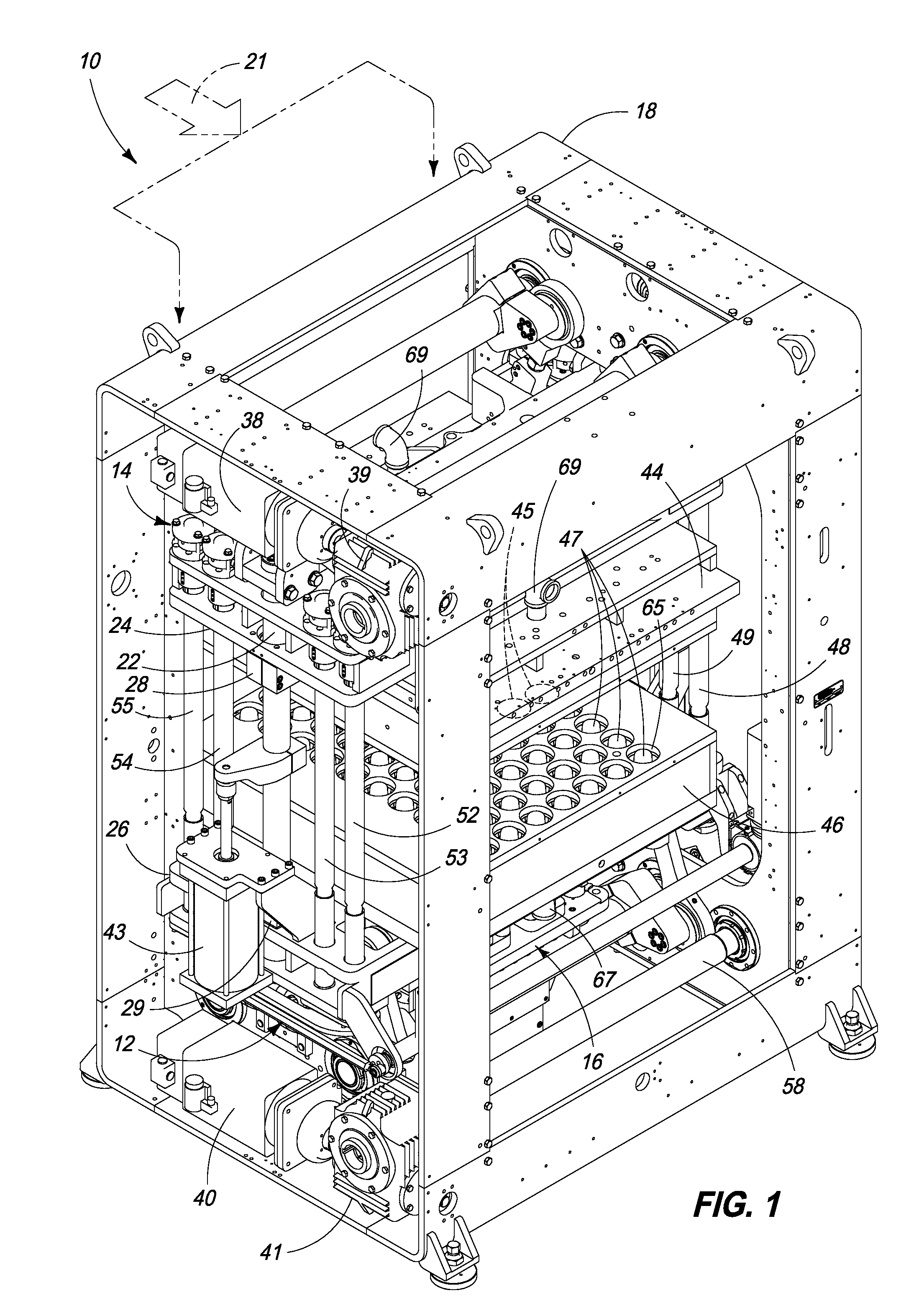 Thermoforming Machine Having Platen Locks and Method