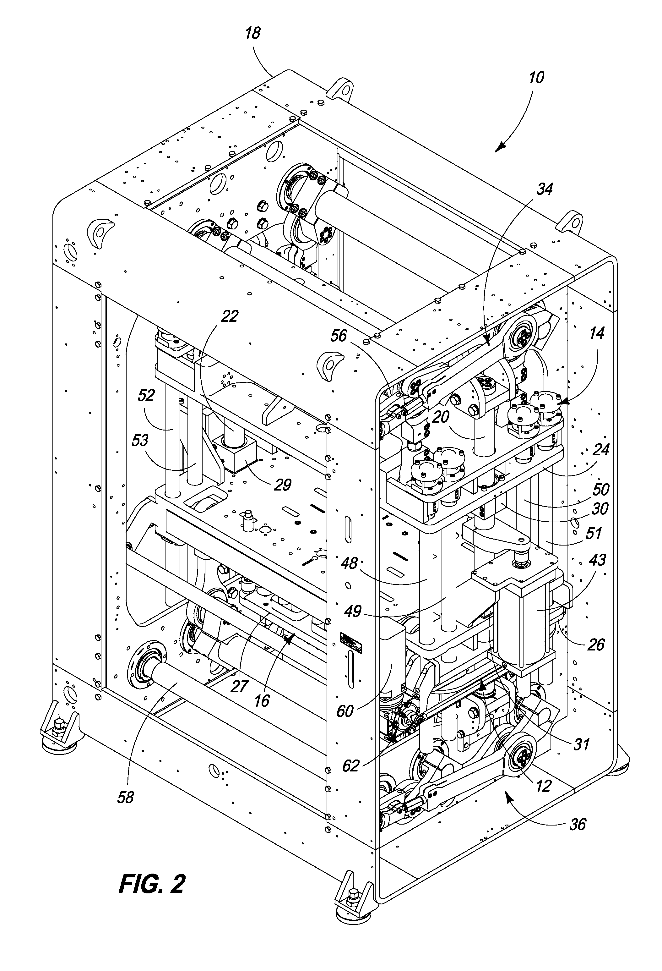 Thermoforming Machine Having Platen Locks and Method