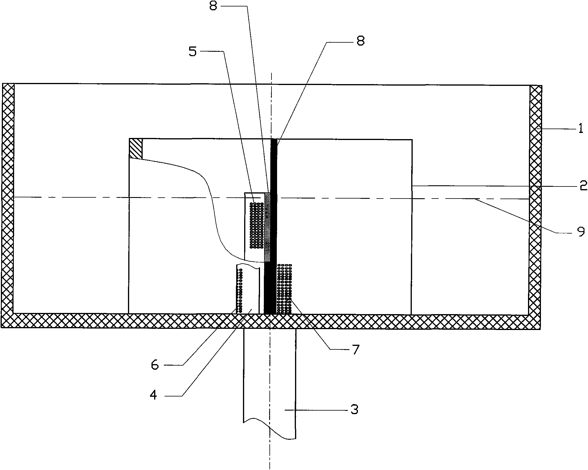 Rotary type culture water purifying device