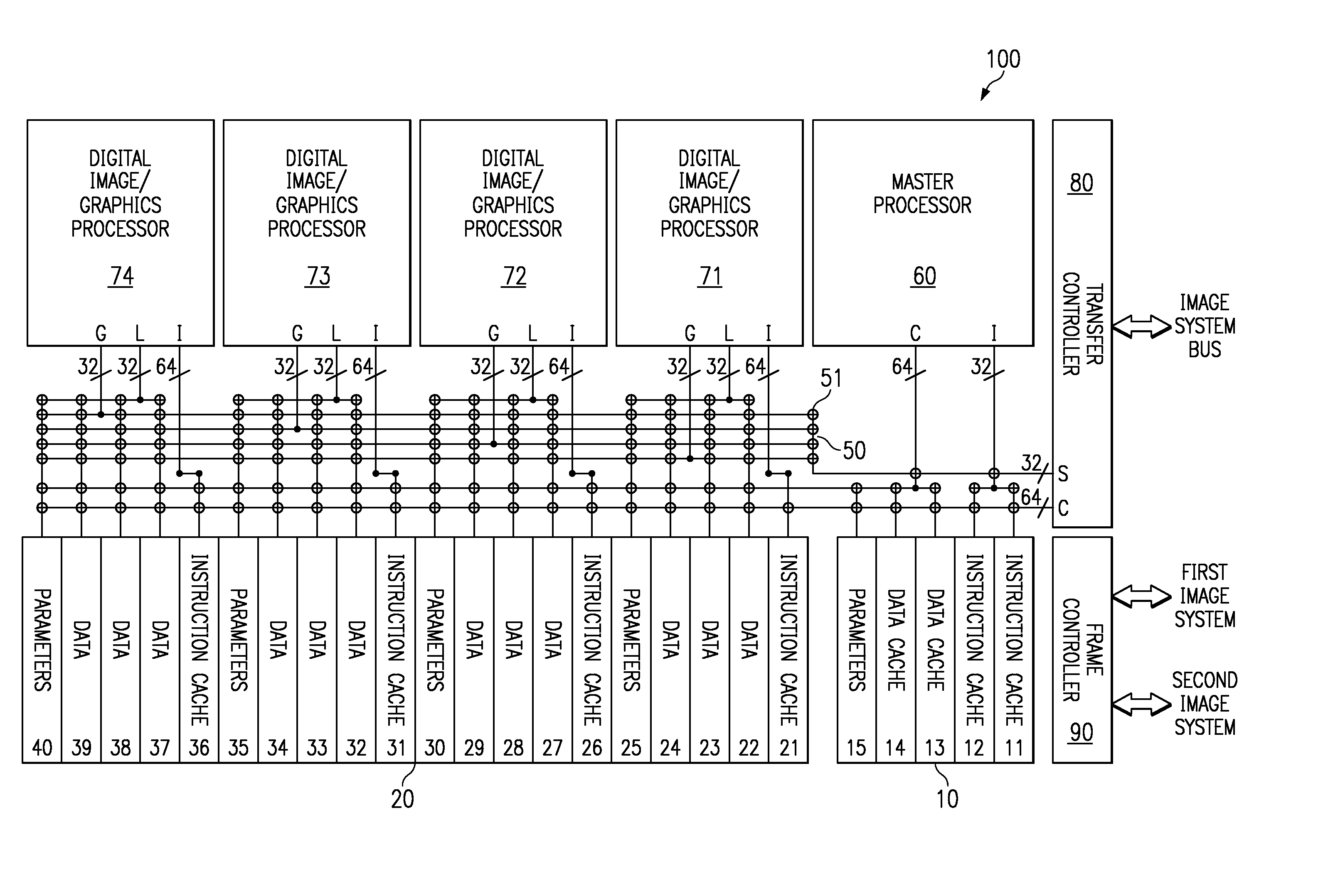 Long Instruction Word Controlling Plural Independent Processor Operations