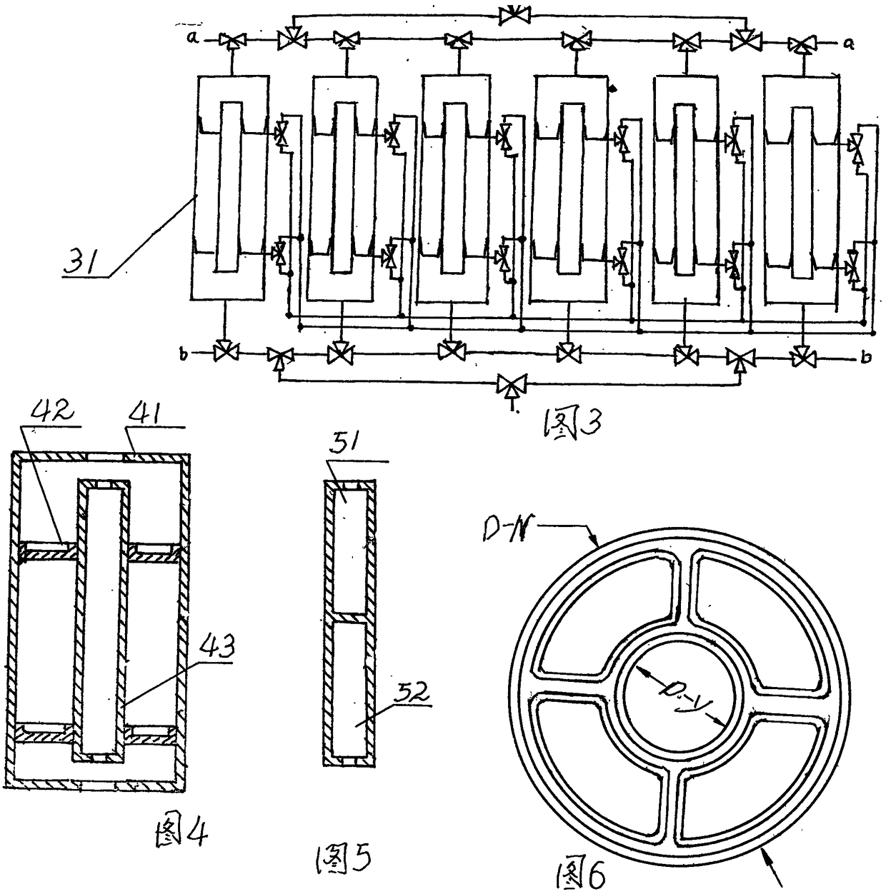 Mixed gas condensation separation separation mass storage booster energy storage device and method and practical system