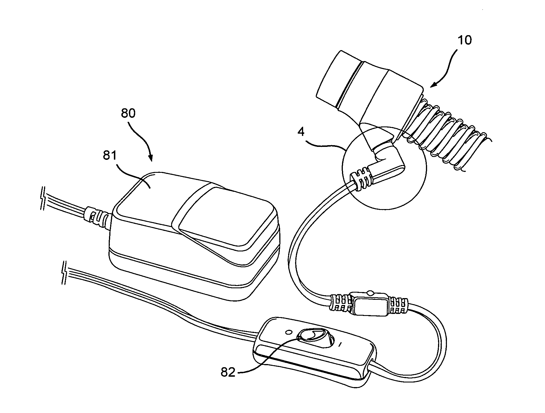 Heated CPAP hose and fitting