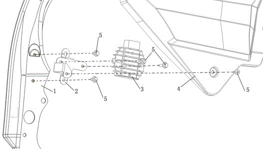 Rectifier regulator installing structure for motorcycle