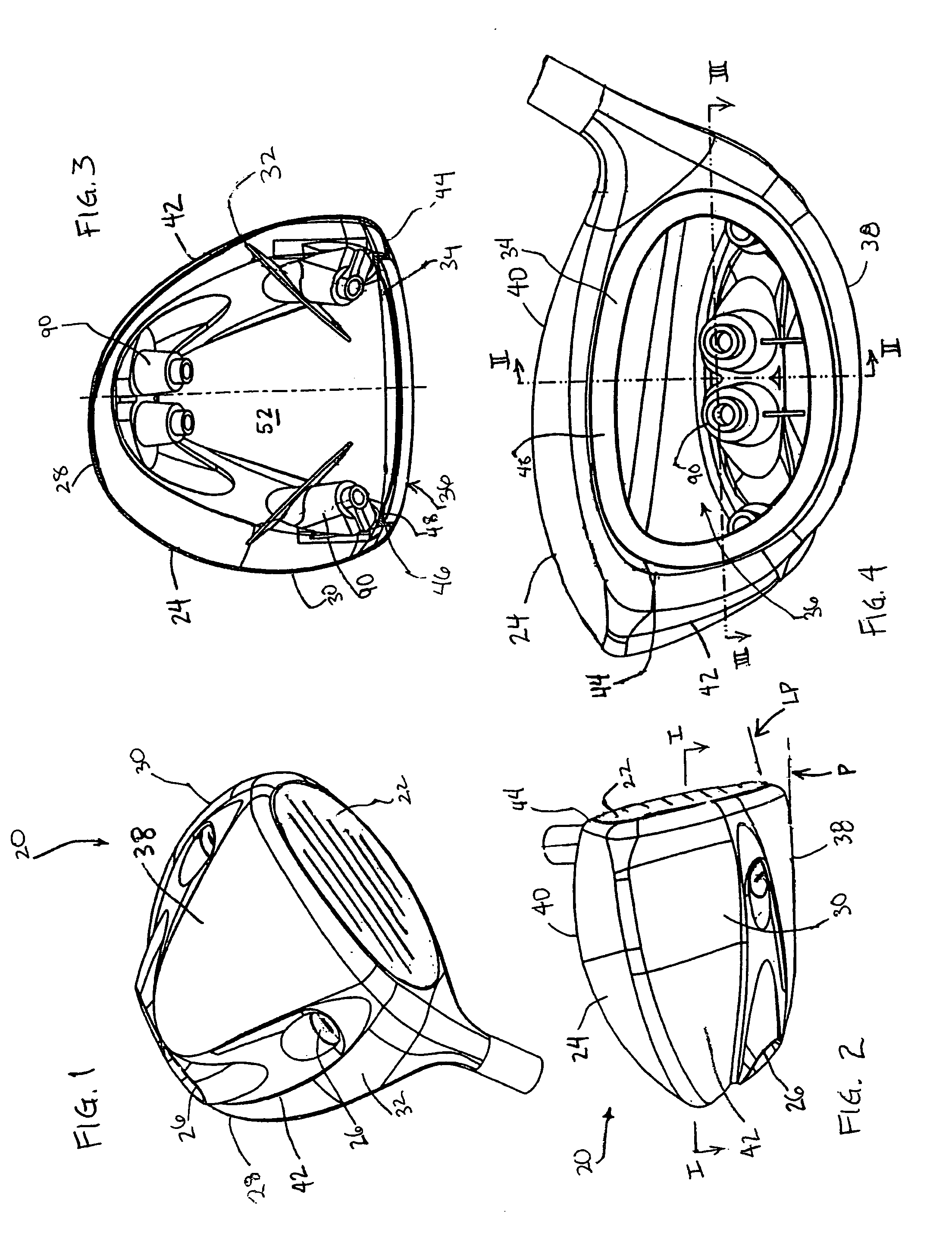 Golf club head having face support