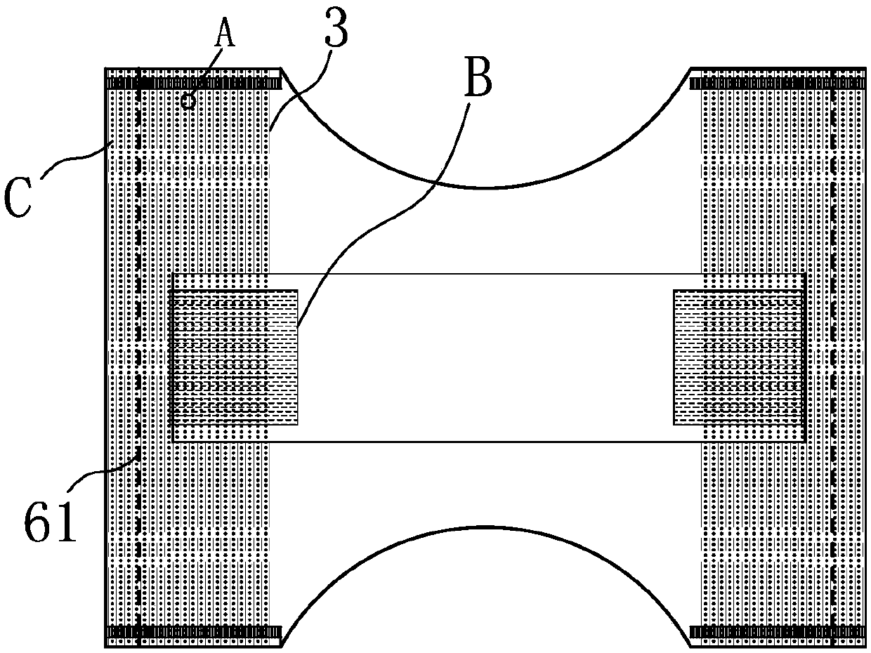 Production method of absorbent product with breathable waistline