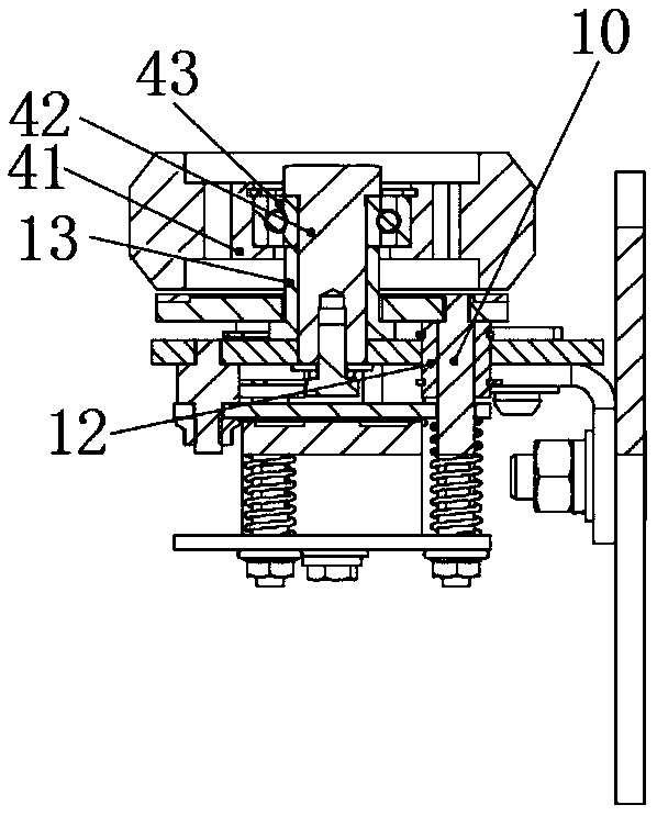 Roller type rail clamping device