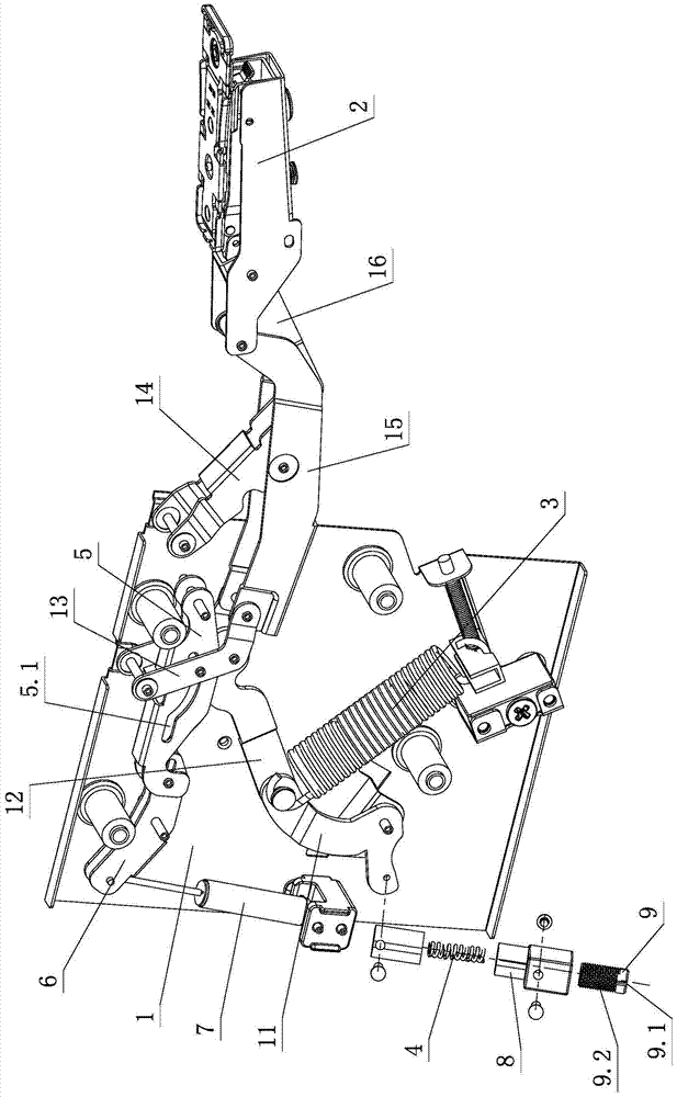 An upturning labor-saving mechanism of an upturning device