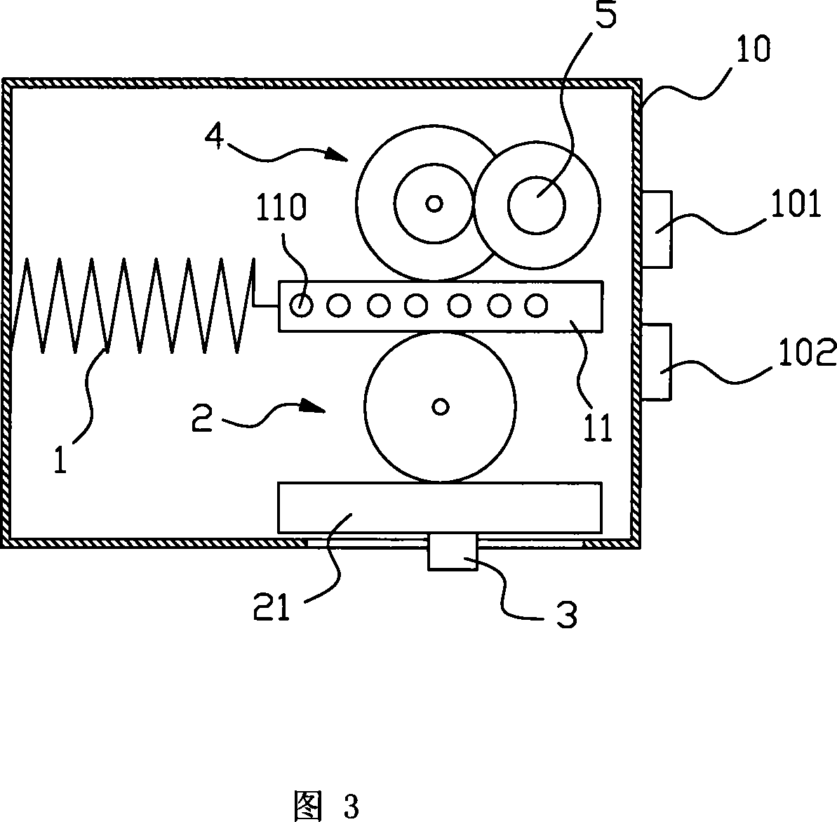 A mechanical energy storage battery