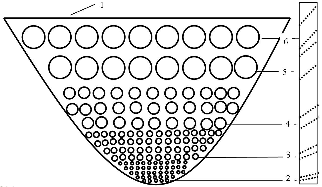 Design for drain hole of bridge opening