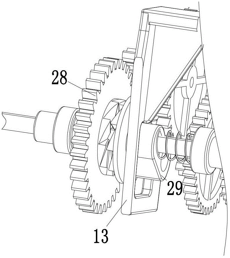 Drive device of four-foot crawl toy