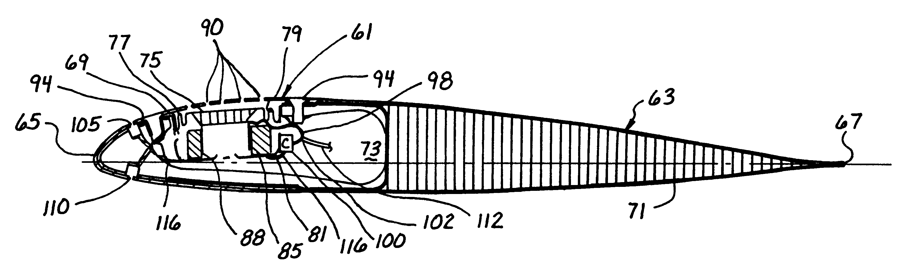 Oscillating air jets for reducing HSI noise