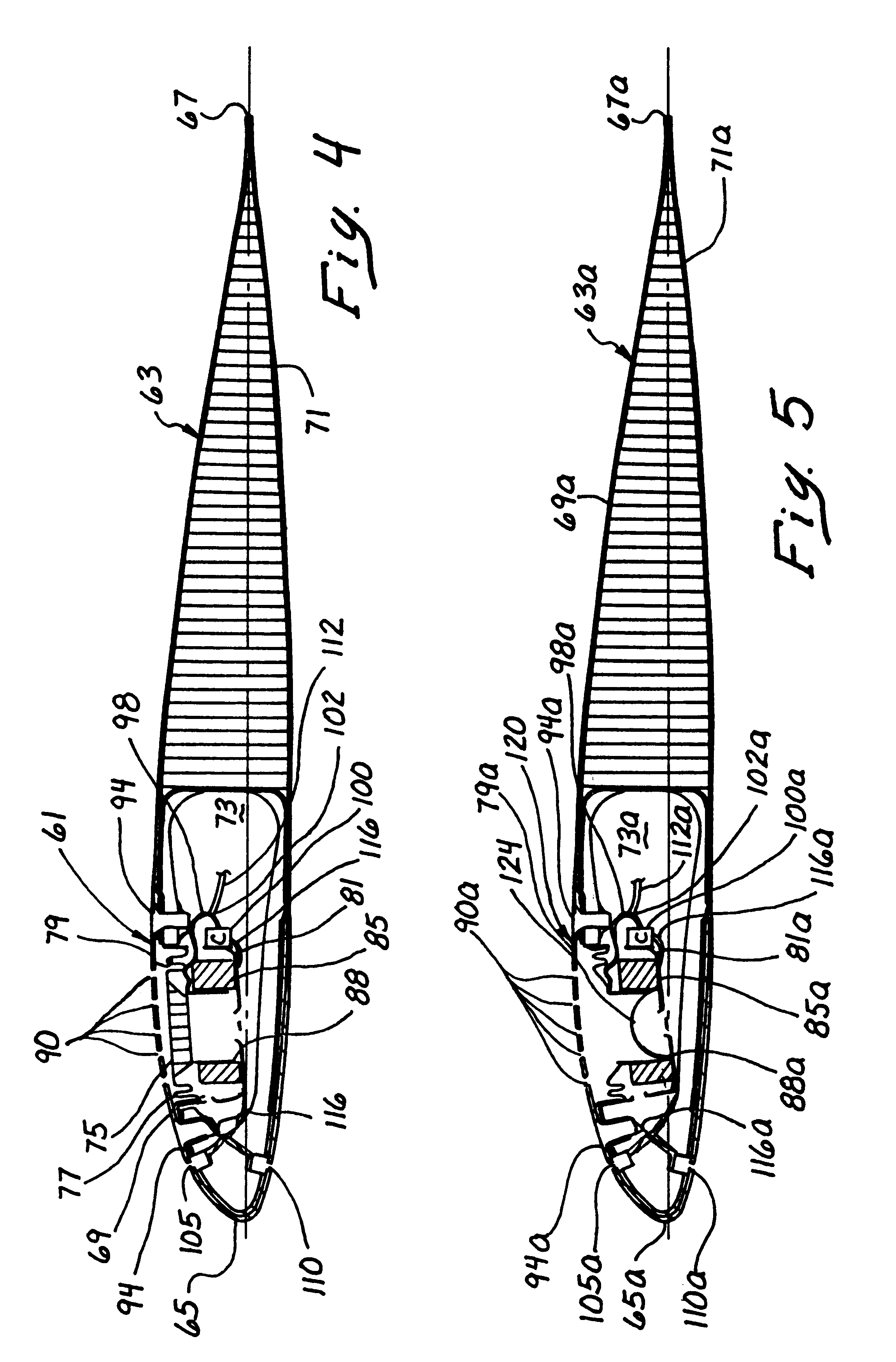 Oscillating air jets for reducing HSI noise