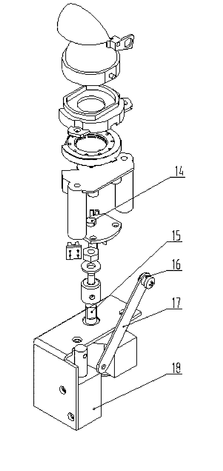 Medical human eye pupil and eyelid motion simulation structure and control method thereof