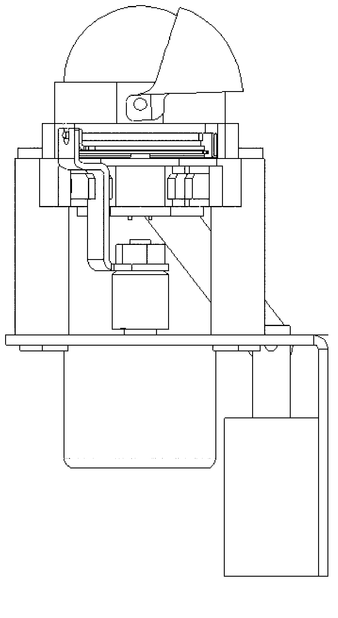 Medical human eye pupil and eyelid motion simulation structure and control method thereof