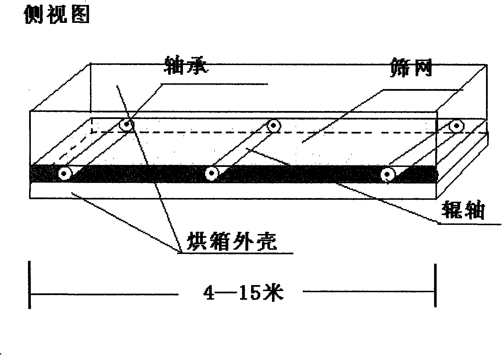 Drying device of multicolor intaglio press oven