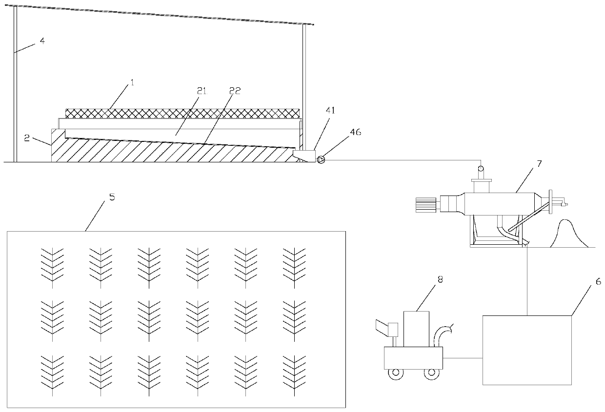 A kind of ecological chicken raising method