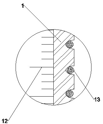 Multi-cavity multi-bag tube capable of achieving fixed-point hemostasis