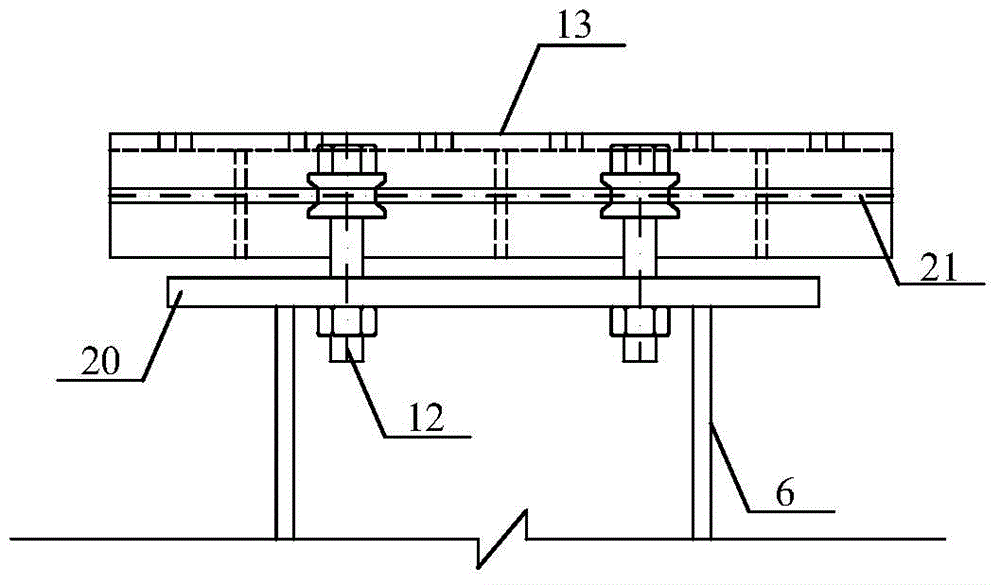 A fire resistance test device and method capable of providing axial elastic restraint of components