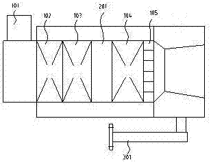 Single heat accumulating type denitration burner