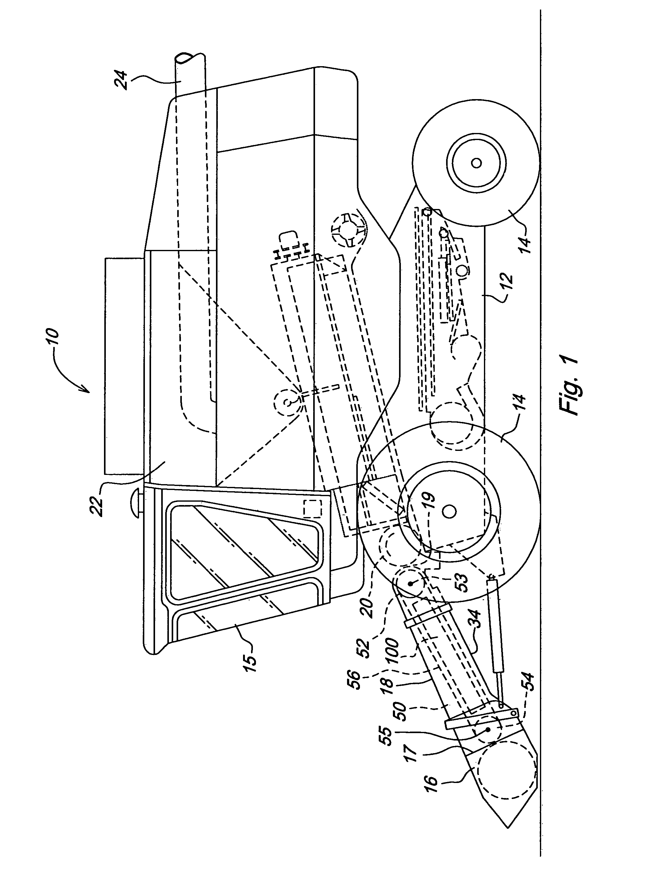 Conveyor chain support for feeder house