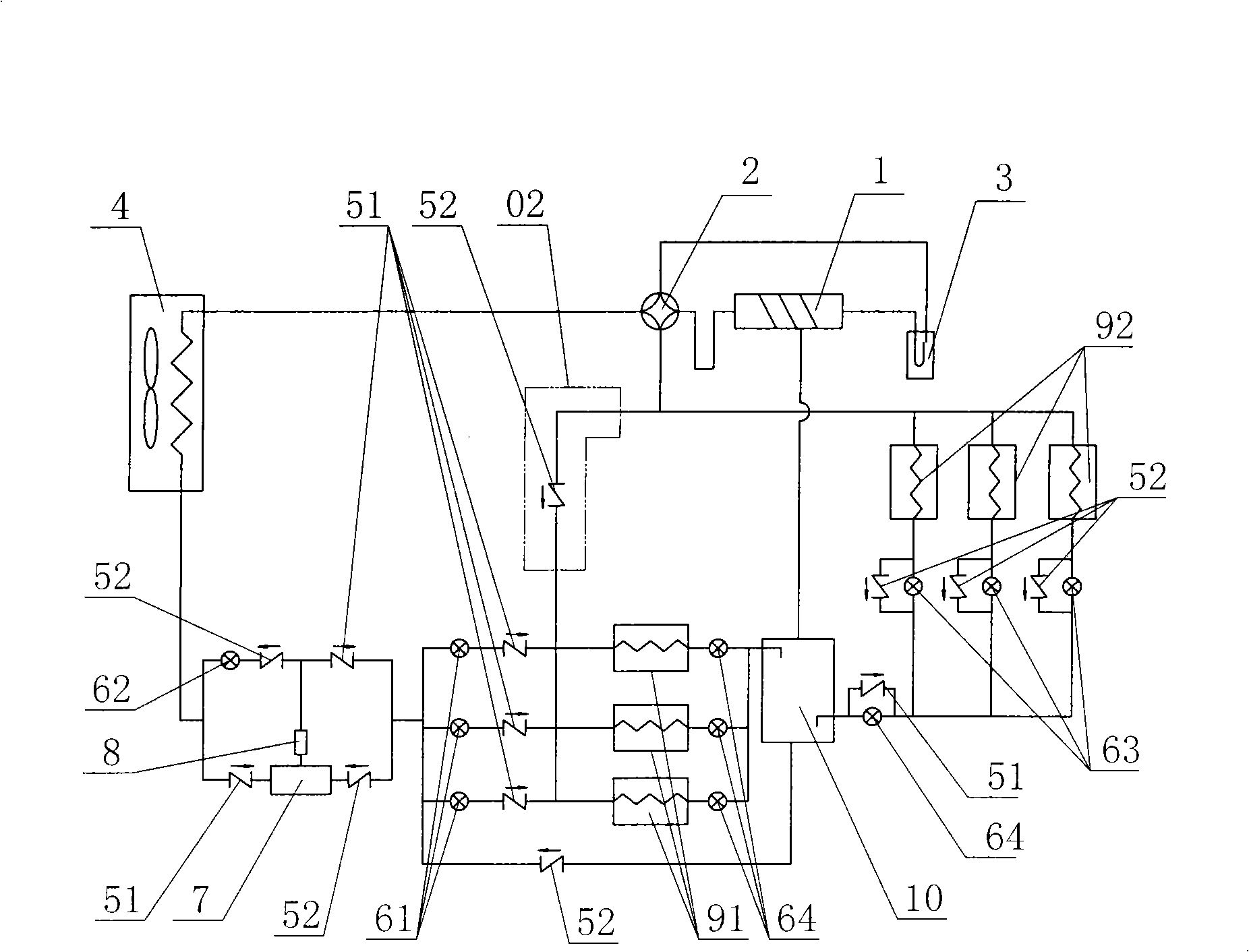 Heat pump air conditioning system