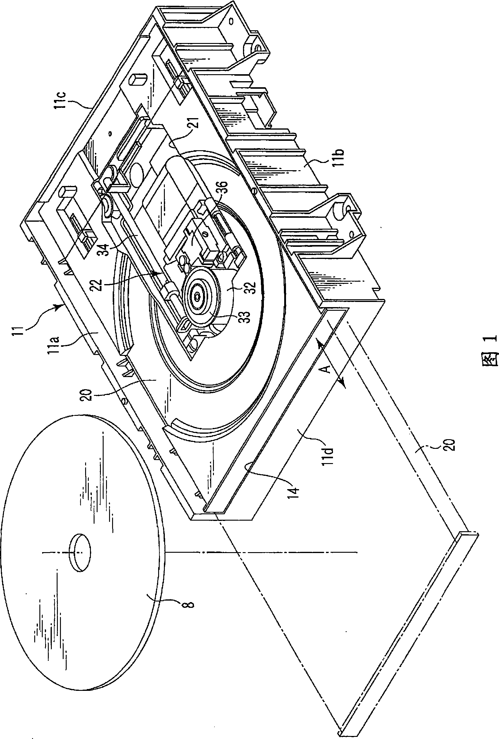 Disc drive apparatus