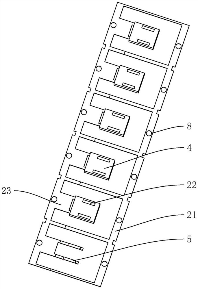 A prefabrication process for coil pins